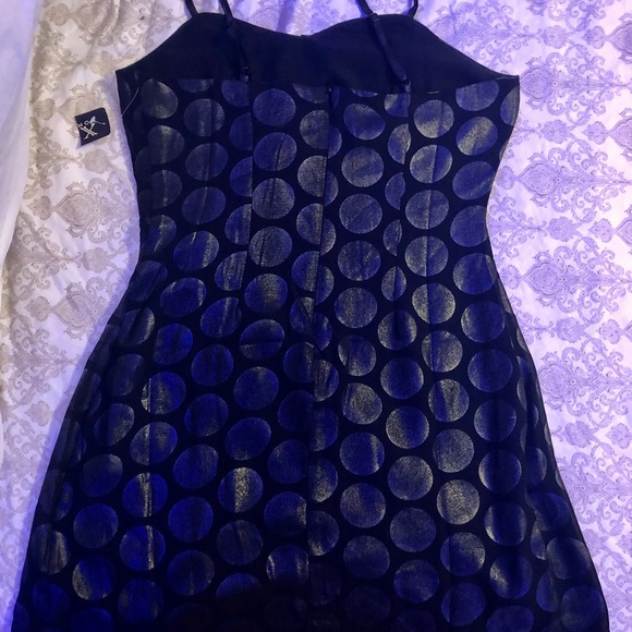 Polka dot mini dress - Picture 3 of 4